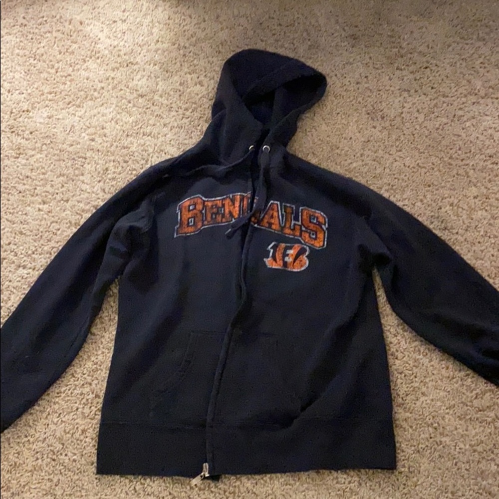 COPY - Bengals zip up hoodie